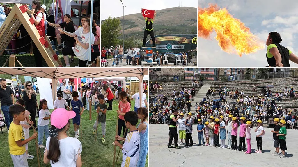 Bayburt Dede Korkut Şölenleri Yetenek Sirkiniz ve Geleneksel Oyunlarla Sona Erdi
