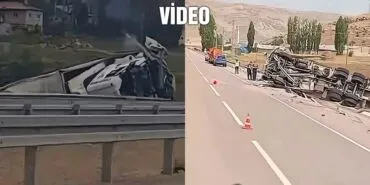 Bayburt-Erzurum Karayolunda Trafik Kazası Meydana Geldi