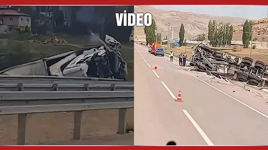 Bayburt-Erzurum Karayolunda Trafik Kazası Meydana Geldi
