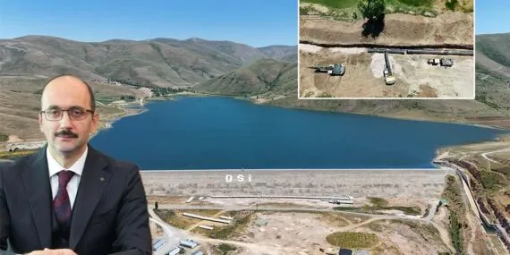 Bayburt Kırklartepe Barajı Sulama İnşaatında Çalışmalar Hız Kesmiyor