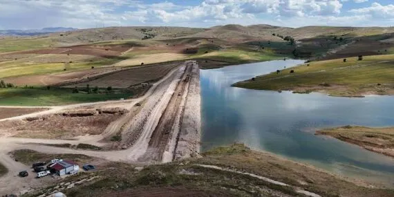 Bayburt Uğrak Göleti İnşaatında Sona Yaklaşılıyor