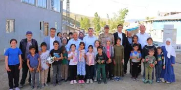 Bayburt Valisi Mustafa Eldivan Ortaçımağıl Köyü’nde