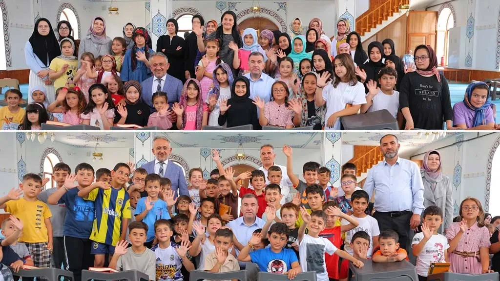Bayburt Valisi Mustafa Eldivan, Yaz Kur'an Kursu Öğrencilerini Ziyaret Etti