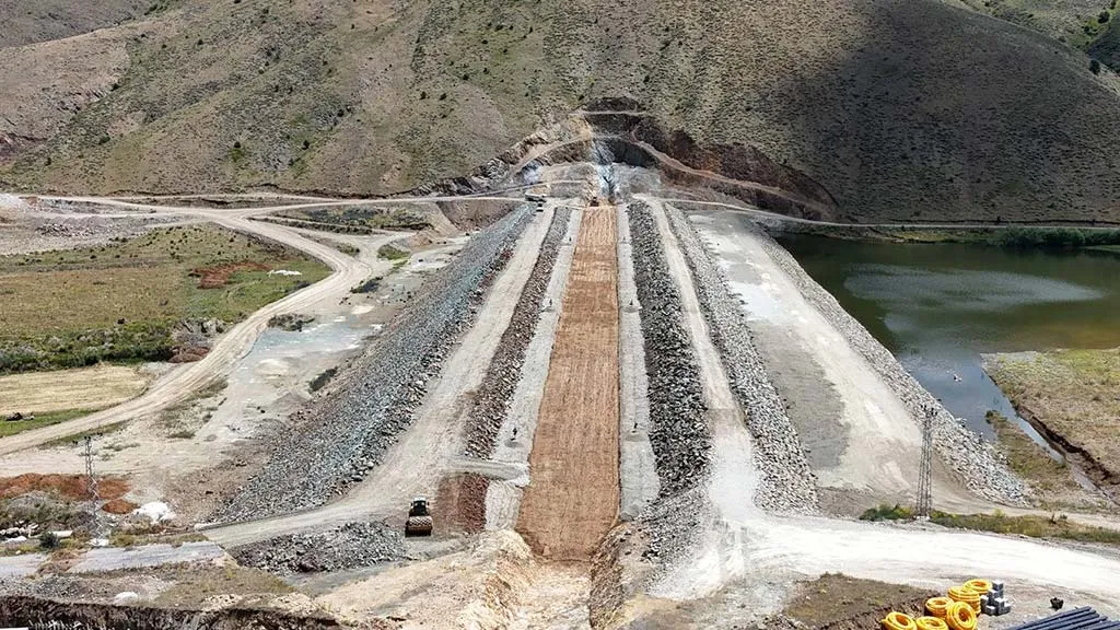 Bayburt Yelpınar Göleti İnşaatında Yüzde 75 Tamamlanma Sağlandı