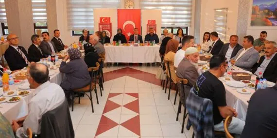 Bayburt’ta Şehit Aileleri ve Gazilere Vefa Yemeği Düzenlendi
