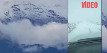 Bayburt'ta Temmuz Ayında Kar Sürprizi, Soğanlı Dağları Beyaza Büründü