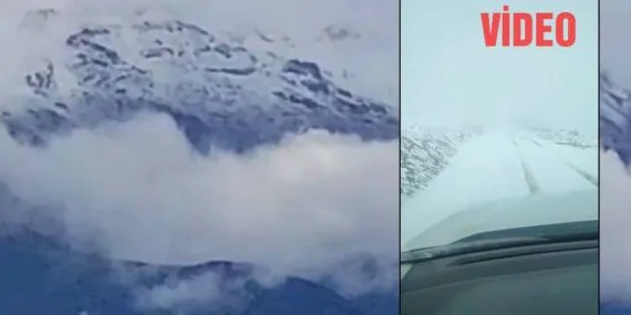 Bayburt’ta Temmuz Ayında Kar Sürprizi, Soğanlı Dağları Beyaza Büründü