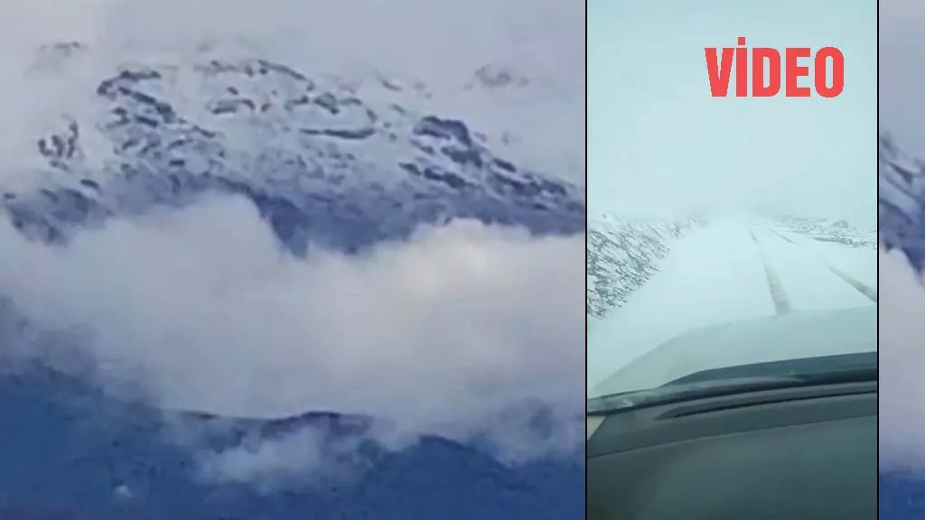 Bayburt'ta Temmuz Ayında Kar Sürprizi, Soğanlı Dağları Beyaza Büründü