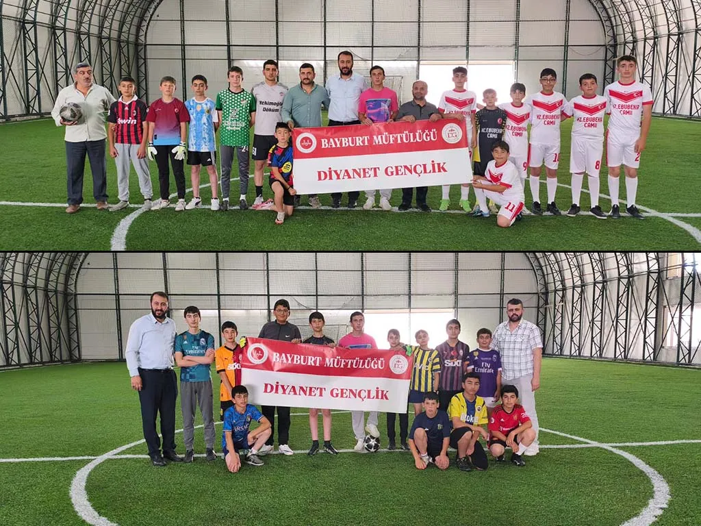 Bayburt'ta Yaz Kur'an Kursları Arası Futbol Turnuvası Başladı