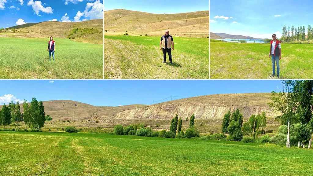 Bayburt'ta Yem Bitkileri Ekilişleri İçin Saha Çalışmaları Hız Kesmiyor