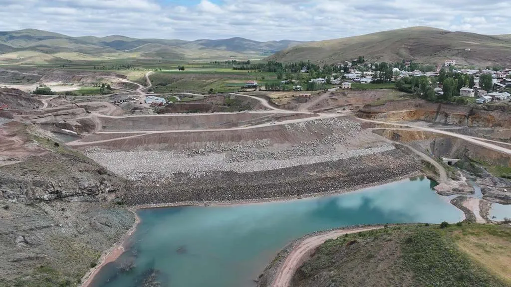 Gümüşhane Çamur Barajı İnşaatında Yüzde 70 Fiziki Gerçekleşme Sağlandı