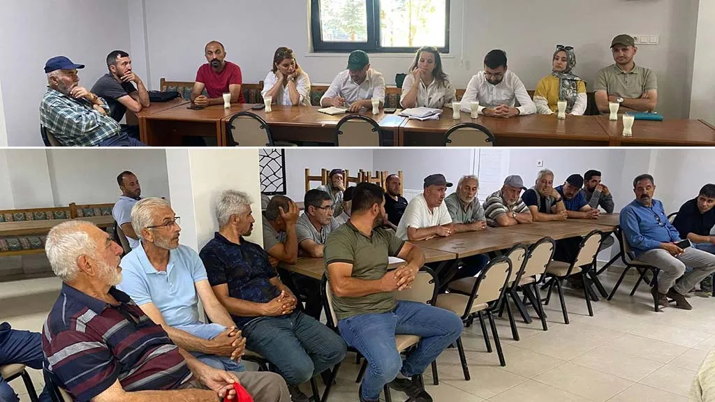 Kırklartepe Sulaması Toplulaştırma Projesi Kapsamında Çiftçilerle Buluşuldu