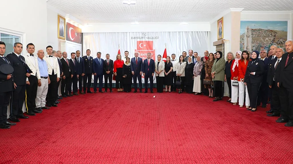 30 Ağustos Zafer Bayramı Dolayısıyla Bayburt’ta Resepsiyon Düzenlendi