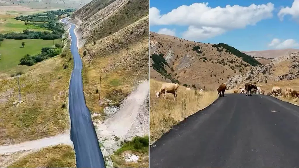 Bayburt Çimağıl Yolu Asfalt Bakım Çalışmaları Tamamlandı
