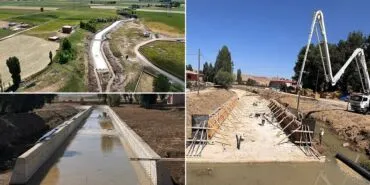 Bayburt Oruçbeyli Köyü'nde Taşkın Kontrol İnşaatı Çalışmaları Sürüyor