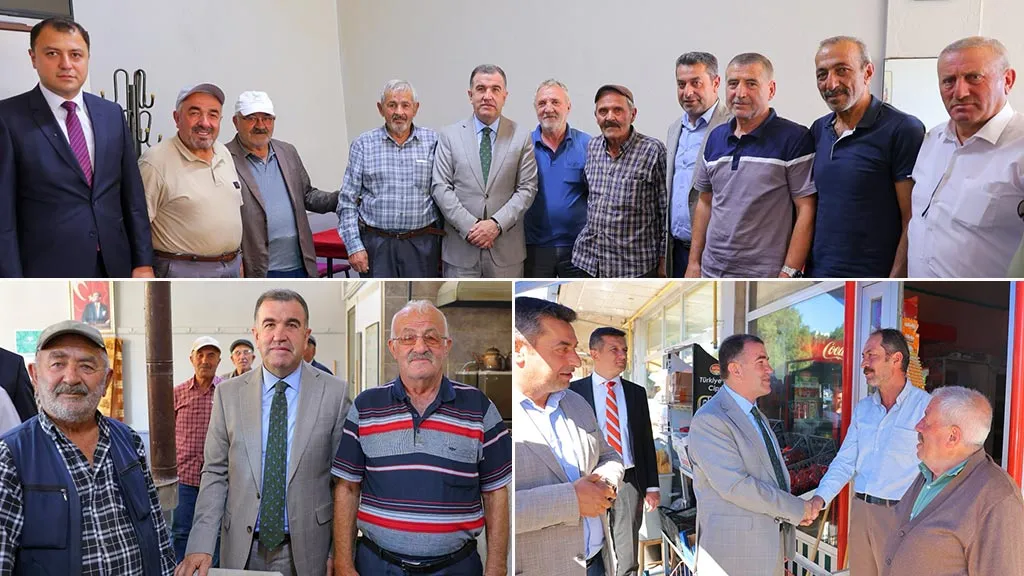Bayburt Valisi Mustafa Eldivan Aydıntepe'de Esnaf ve Vatandaşla Buluştu