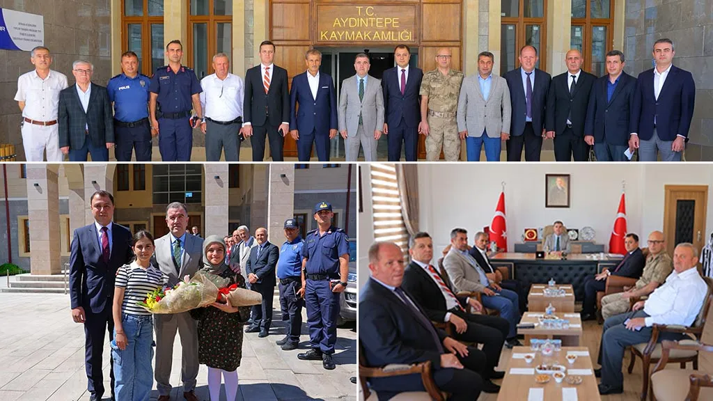 Bayburt Valisi Mustafa Eldivan'dan Aydıntepe Kaymakamı Ertuğrul Bayram'a Hayırlı Olsun Ziyareti