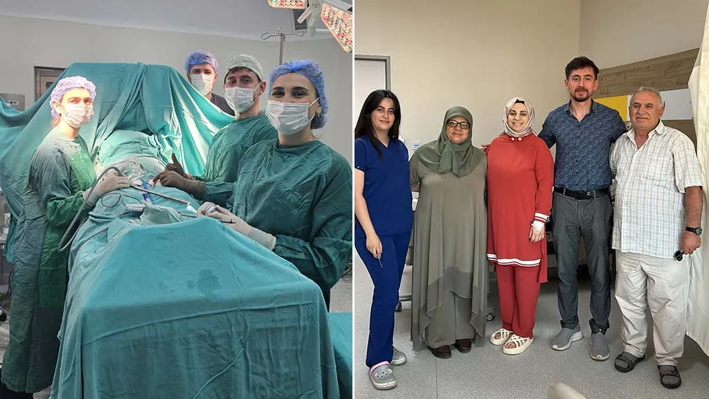 Bayburt'ta El Terlemesi Şikayetine Kapalı Yöntem Ameliyatı