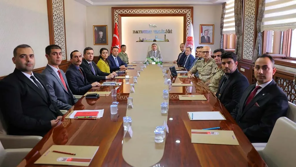 Bayburt'ta Genişletilmiş İl Güvenlik ve Asayiş Koordinasyon Toplantısı Gerçekleştirildi