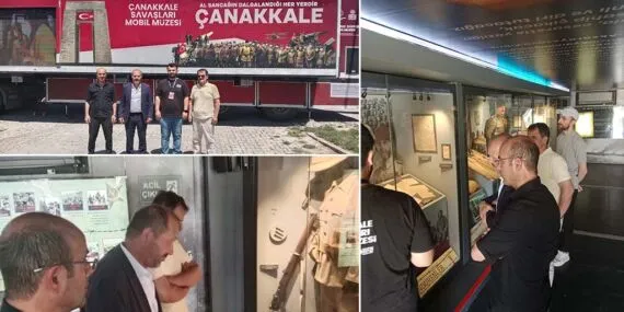 Çanakkale Muharebeleri Mobil Müzesi Bayburt’ta
