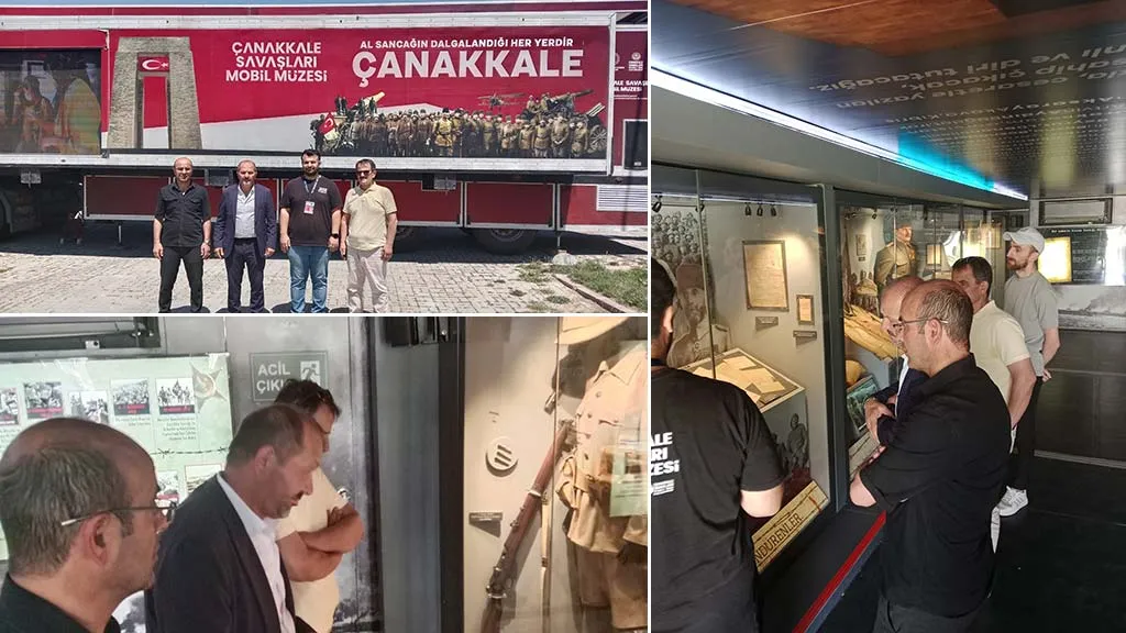 Çanakkale Muharebeleri Mobil Müzesi Bayburt'ta