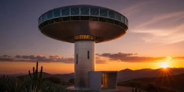 Meksika'da 'UFO' Zannedilen Cisim, Gözlem Kulesi Çıktı