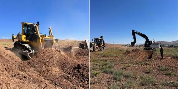 Tarım ve Hayvancılık Alanı Projesi’nde Altyapı Çalışmaları Hızla Devam Ediyor