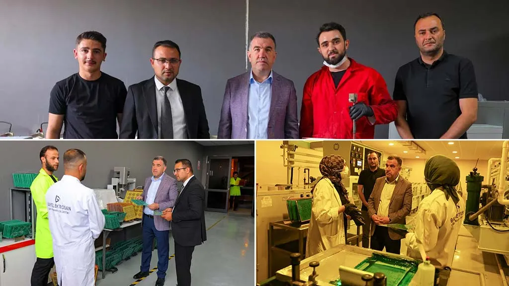Vali Eldivan, Bayburt OSB'deki BAYELEKTROSAN'ı Ziyaret Etti