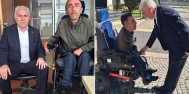 Başkan Mete Memiş’ten, Kaza Geçiren Engin Demir’e Geçmiş Olsun Ziyareti