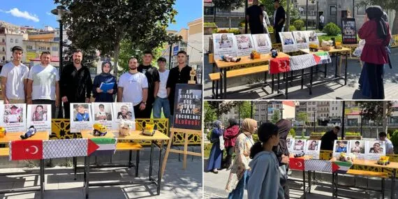 Bayburt AK Gençlik, Gazze’deki Çocukları Boş Sıralar Etkinliğiyle Andı