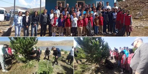 Bayburt Aydıntepe’de Öğrenciler Doğa İçin El Ele Verdi