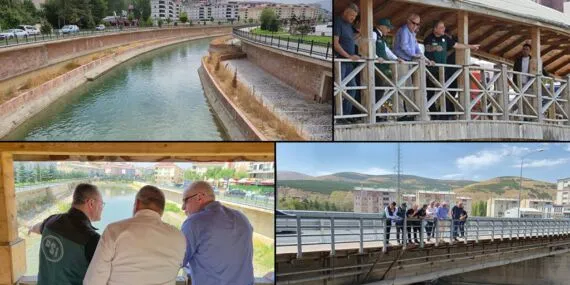 Bayburt Çoruh Nehri’nde DSİ ve Belediye’den İnceleme