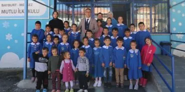 Bayburt İl Milli Eğitim Müdürü Kahraman’dan Mutlu Köyü İlkokulu’na Ziyaret