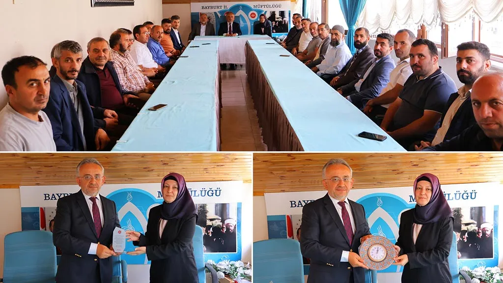 Bayburt İl Müftülüğü’nde Veda Programı: Fatma Tuba Altın Karaman’a Atandı