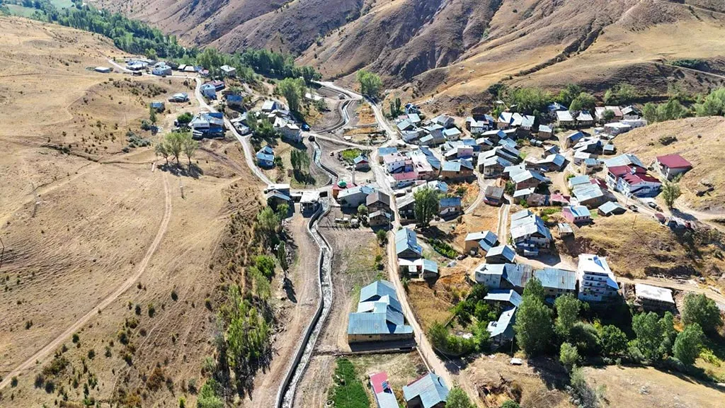 Bayburt Pamuktaş Köyü’nde Taşkın Kontrol İnşaatı Tamamlanma Aşamasına Geldi