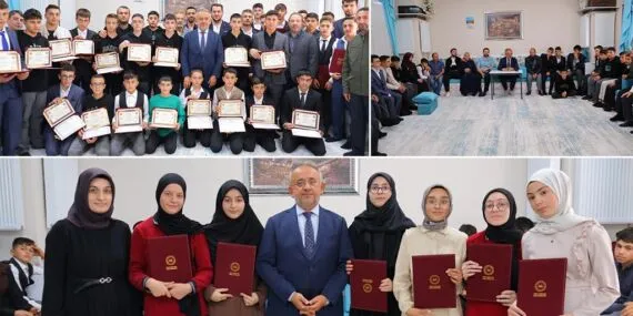Bayburt’ta 55 Öğrenci Hafızlık Belgesine Kavuştu