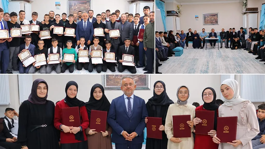 Bayburt'ta 55 Öğrenci Hafızlık Belgesine Kavuştu