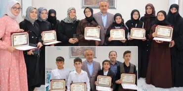 Bayburt’ta Hafızlar Belgelerine Kavuştu: 11 Öğrenciye Hafızlık Belgesi