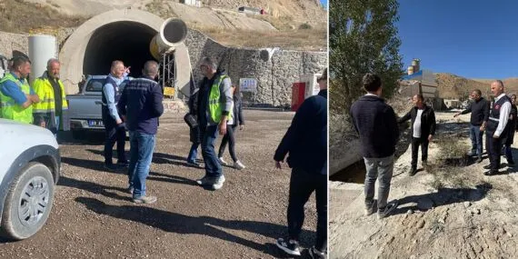 Bayburt’ta Kop Tüneli ve Beton Santrallerinde Çevre Denetimi Yapıldı