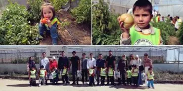 Bayburt'ta Özel Eğitim Öğrencileri Ata Tohumlarıyla Hasat Keyfi Yaşadı