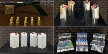 Bayburt’ta Polis Operasyonu: Kaçak Alkol, Sigara ve Silah Ele Geçirildi