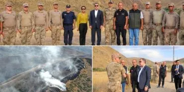 Bayburt’un Kalecik Köyü Mezrasında Çıkan Örtü Yangını Kontrol Altına Alındı