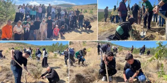 Üniversite Öğrencilerinden Fidan Dikimi ve Doğa Yürüyüşü