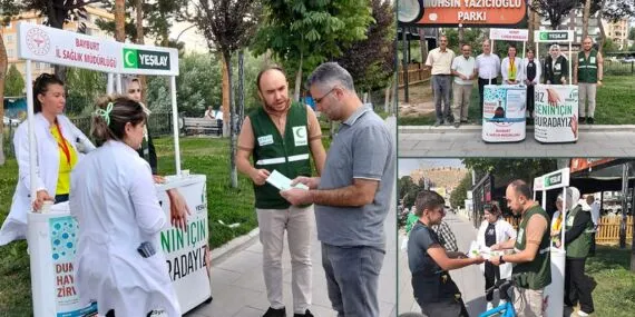 Yeşilay Bayburt’tan Tütün Bağımlılığına Karşı Farkındalık Çalışması