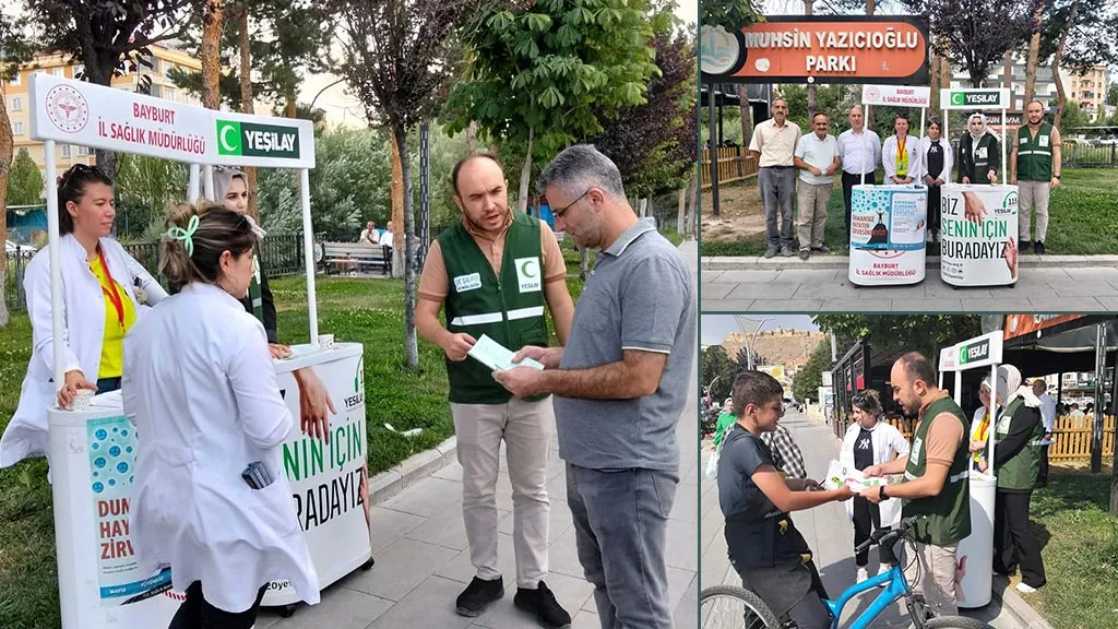 Yeşilay Bayburt’tan Tütün Bağımlılığına Karşı Farkındalık Çalışması