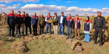 Bayburt Ayçiçeği Hasadı, Vali Eldivan Hasatta Çiftçilerle Buluştu