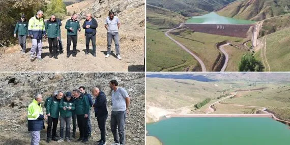 Bayburt Çayırözü Göleti’nde DSİ’den Yerinde İnceleme