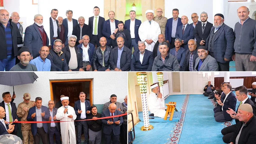 Bayburt Demirkaş Köyü Camii Tadilat Sonrası Dualarla Açıldı