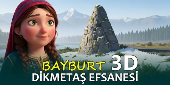 Bayburt Dikmetaş Efsanesi, 3D Pixar Tarzı Kısa Filmle Yeniden Hayat Buldu!