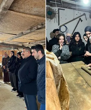 Bayburt Güzel Sanatlar Lisesi Öğrencileri Ahiliğin Ocağında, Zanaat ve Sanatın Kalbi Buluştu